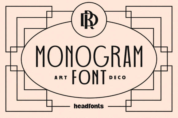 Art Deco Monogram: A Display Font with Distinctive Style