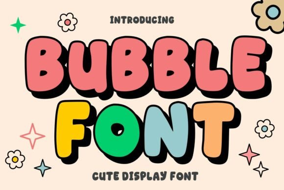 Bring Joyful Energy to Your Designs with the Bubble Font