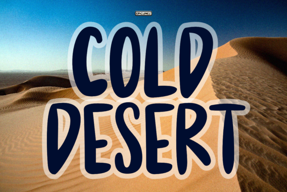 Cold Desert: The Bold Display Font for Impactful Design