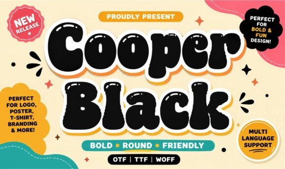 Cooper Black: A Guide to the Iconic Display Typeface