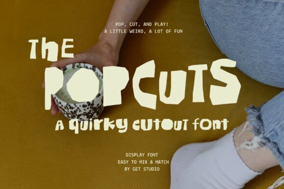 The Popcuts: A Quirky Typeface for Playful Design